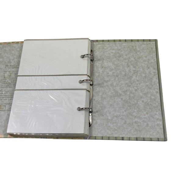 Handmade Artisans Studio Collection 50-Page 3-Ring Binder Decorative Floral Cove - Picture 7 of 7